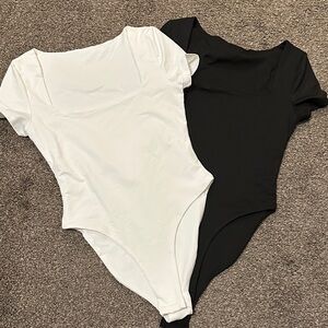 *DONATED* Black and White Bodysuit Set